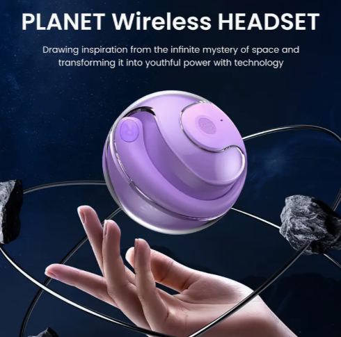 SonicOrb Wireless™ Audífonos inalámbrico Esfera Purple