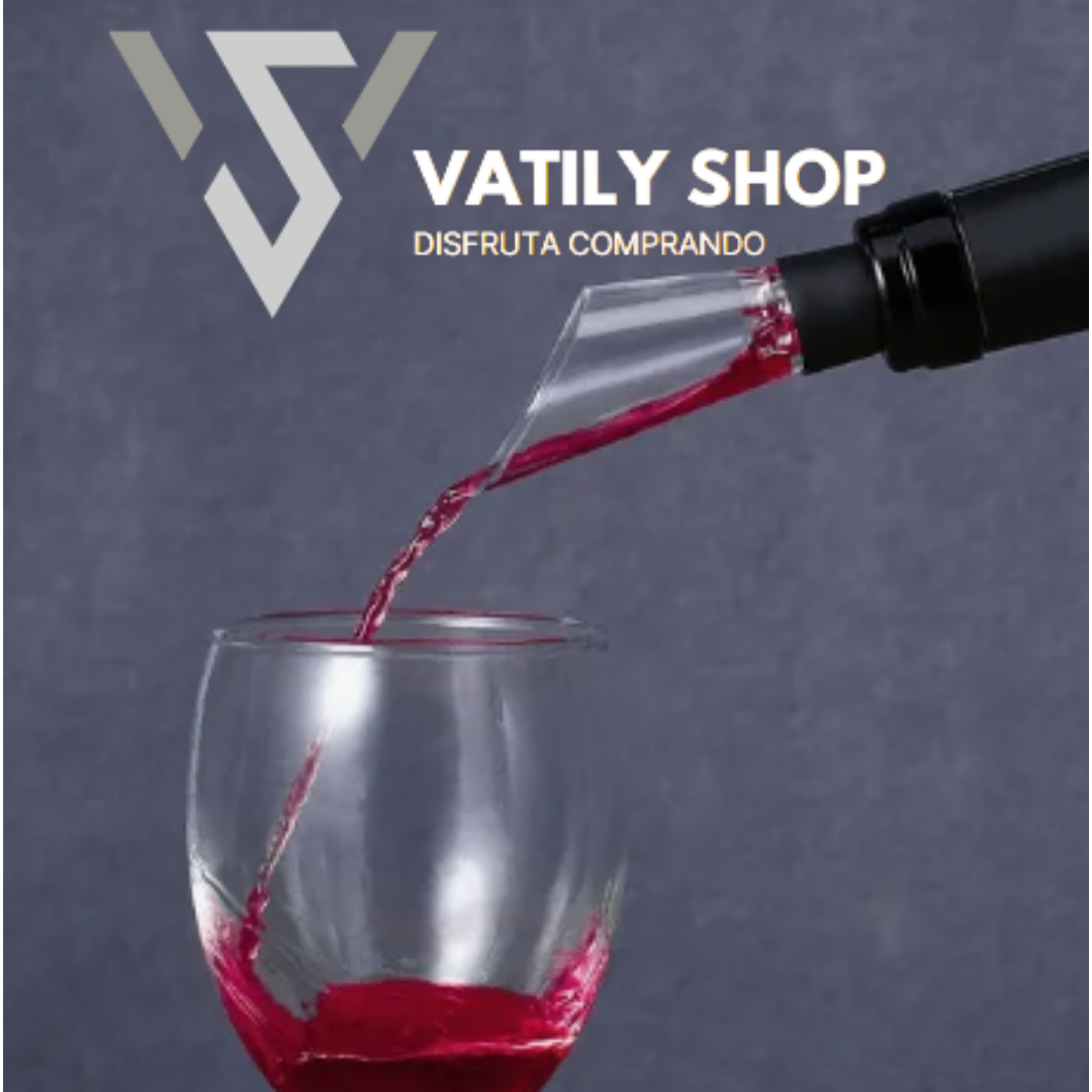 VinoLift™ Abridor De Vino Electrico Color Negro