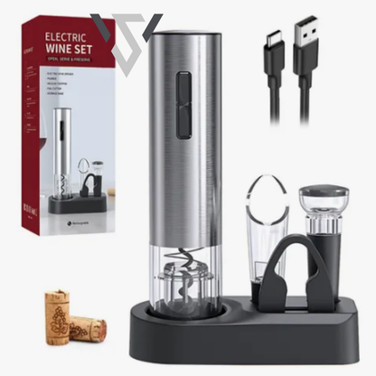 VinoLift™ Abridor De Vino Electrico Color Negro